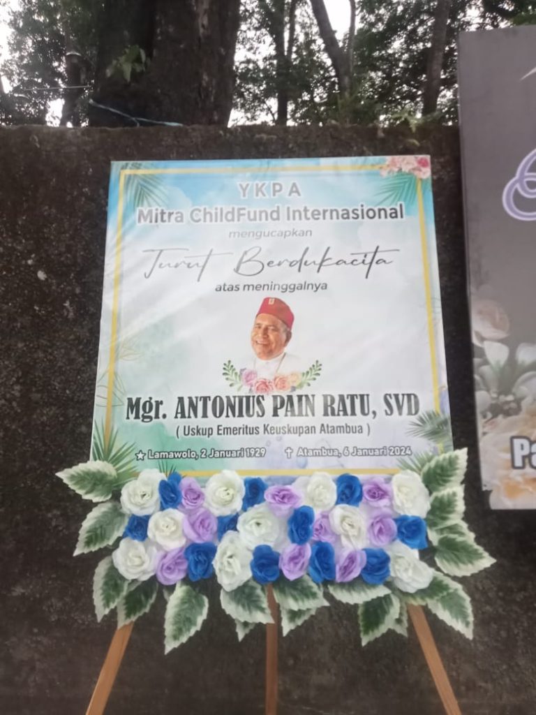 Selamat Jalan Mgr. Anton Pain Ratu, SVD semoga tenang dalam peluk kasih Kristus