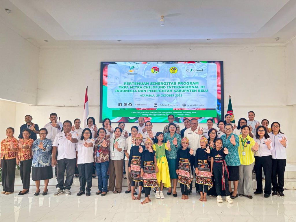 Pertemuan Sinergitas Program YKPA Mitra ChildFund Internasional di Indonesia dan Pemerintah Kabupaten Belu